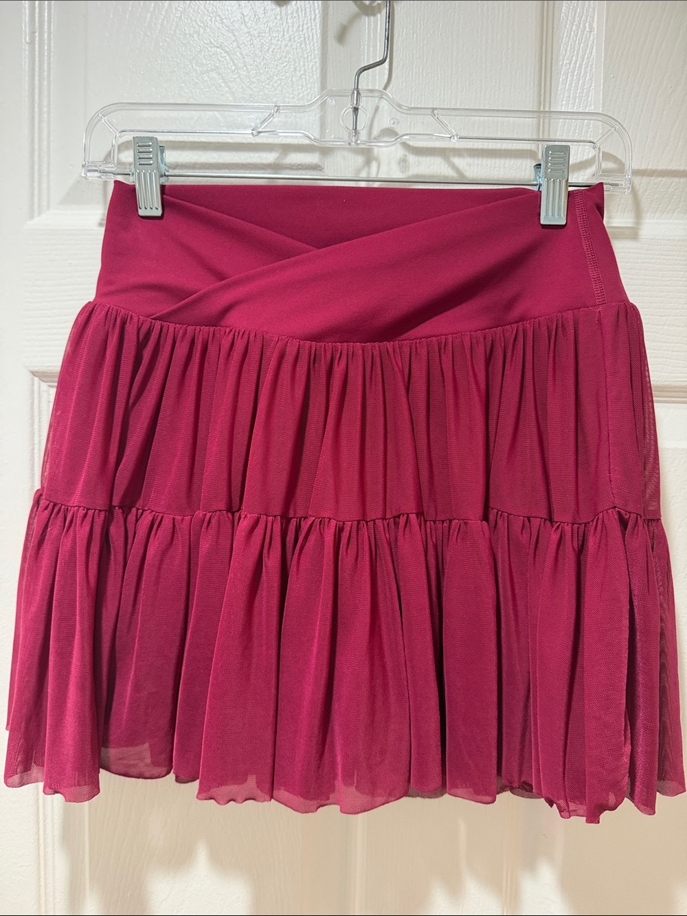 Blogilates pink Tiered Circle Skater Ballerina Skirt M